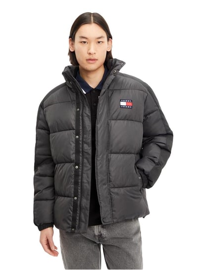 Tommy Hilfiger Kurtka Męska Zimowa Tjm Tonal Badge Puffer Black Dm0Dm15121 Bds M Tommy Hilfiger