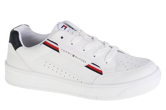 Tommy Hilfiger, Low Cut Lace-Up Sneaker T3B4-32221-1355X336 damskie sneakersy, białe, rozmiar 35 Tommy Hilfiger