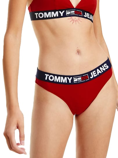 Tommy Hilfiger Majtki Damskie Bikini 1 Para Red Uw0Uw02773 Xlg L Tommy Hilfiger