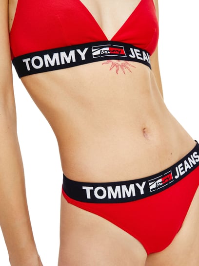 Tommy Hilfiger Majtki Damskie Stringi Thong Red Uw0Uw02823 Xlg Xs Tommy Hilfiger