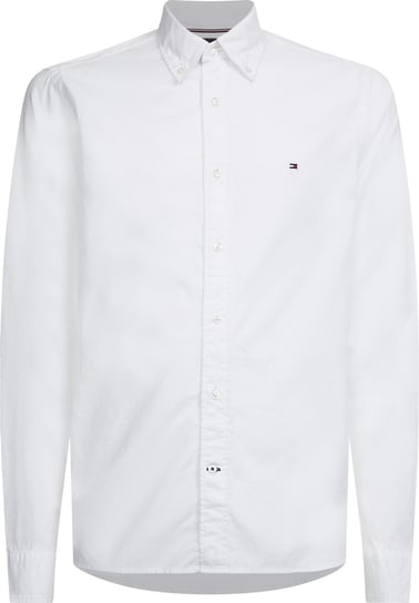 Tommy Hilfiger Męska Koszula Core Flex Poplin Rf Shirt White Mw0Mw25035 Ybr L Tommy Hilfiger