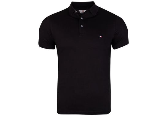 TOMMY  HILFIGER MĘSKA KOSZULKA POLO T-SHIRT 1985 SLIM POLO BLACK MW0MW17771 BDS - Rozmiar: M Tommy Hilfiger