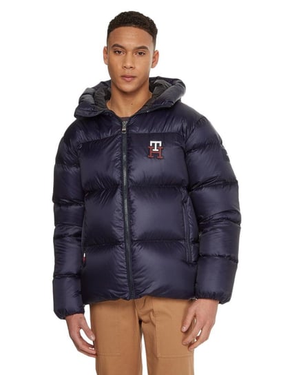 Tommy Hilfiger Męska Kurtka Puchowa Ny Zero Gravity Down Hdd Puffer Granatowa Mw0Mw27685 Dw5 Xl Tommy Hilfiger