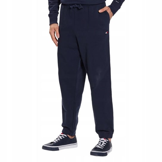 TOMMY HILFIGER MĘSKIE SPODNIE DRESOWE GRANAT r.M Tommy Hilfiger