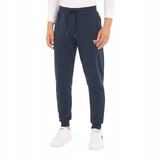 TOMMY HILFIGER MĘSKIE SPODNIE DRESOWE GRANAT r.XL Tommy Hilfiger