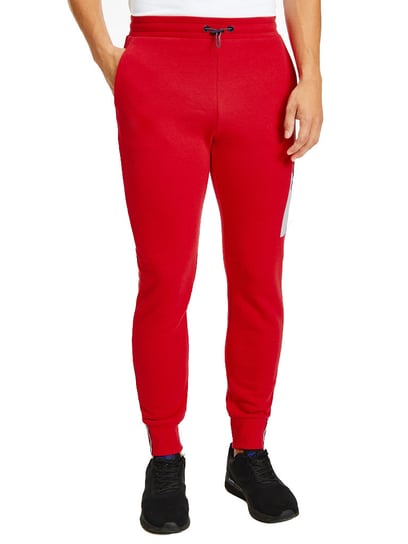 Tommy Hilfiger Męskie Spodnie Dresowe Graphic Pant Red Mw0Mw19763 Xlg Xl Tommy Hilfiger