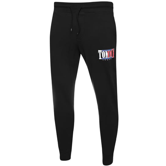 Tommy Hilfiger Męskie Spodnie Dresowe Tjm Slim Essential Graphic Pant Czarne Dm0Dm15031 Bds M Tommy Hilfiger