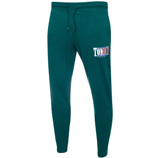 Tommy Hilfiger Męskie Spodnie Dresowe Tjm Slim Essential Graphic Pant Zielone Dm0Dm15031 L6O L Tommy Hilfiger