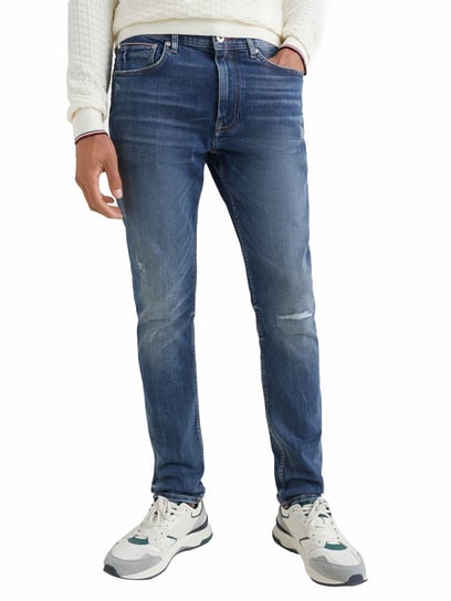 Tommy Hilfiger Męskie Spodnie Jeansowe Tapered Houston Pstr 3Yrs Aged Jeans Mw0Mw28628 1Ba 31/32 Tommy Hilfiger