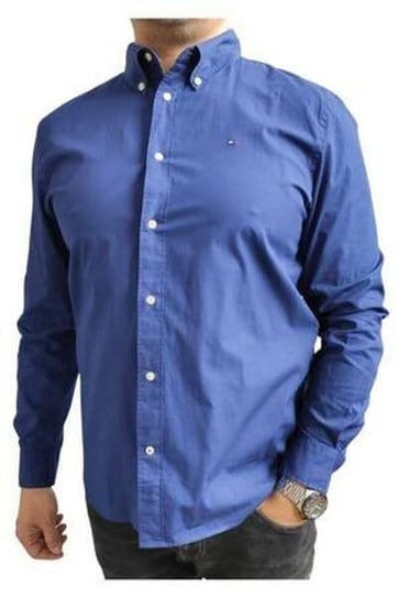 Tommy Hilfiger niebieska koszula męska Regular Fit, Rozmiar L Tommy Hilfiger