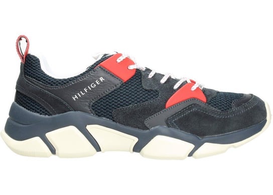 Tommy Hilfiger Półbuty FM0FM02287 42 Chunky Material Mix Trainer Tommy Hilfiger