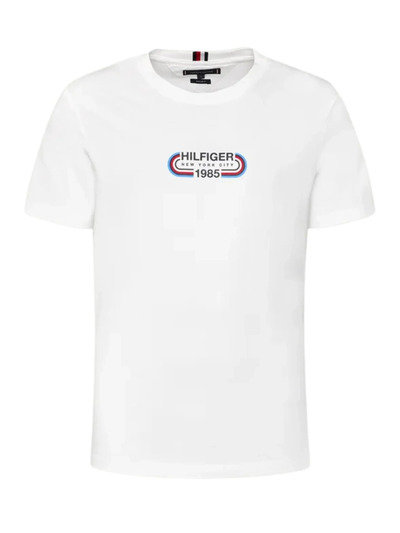 Tommy Hilfiger Regular Fit koszulka męska biała, Rozmiar XL Tommy Hilfiger