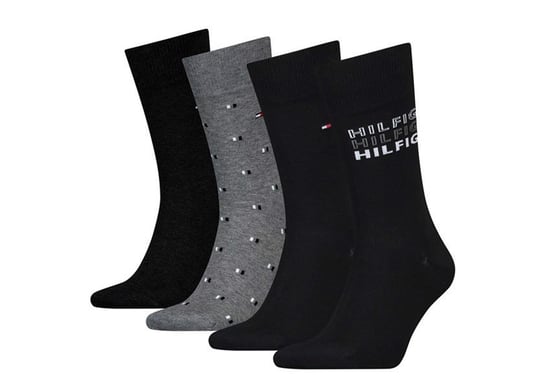 Tommy Hilfiger Skarpety 701222193 002 39-42 TH Men Sock 4P Men Tin Giftbox Tommy Hilfiger