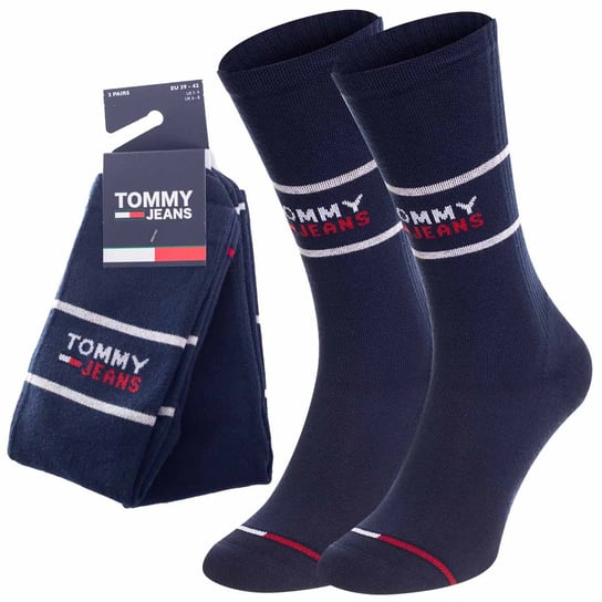 Tommy Hilfiger Skarpety Skarpetki 2P Navy 701218704 002 43-46 Tommy Hilfiger