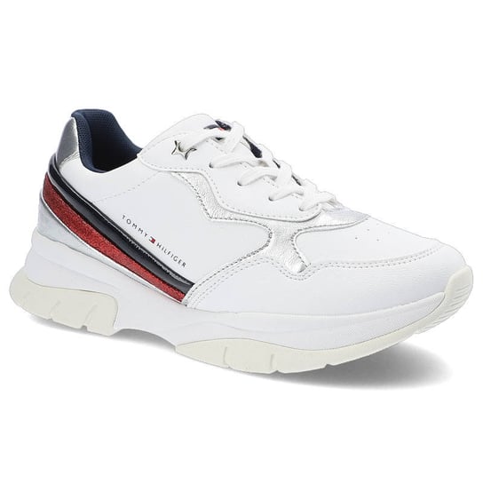 Tommy Hilfiger, Sneakersy, T3A4-31175-0196X256 White/Multicolor X256, rozmiar 36 Tommy Hilfiger