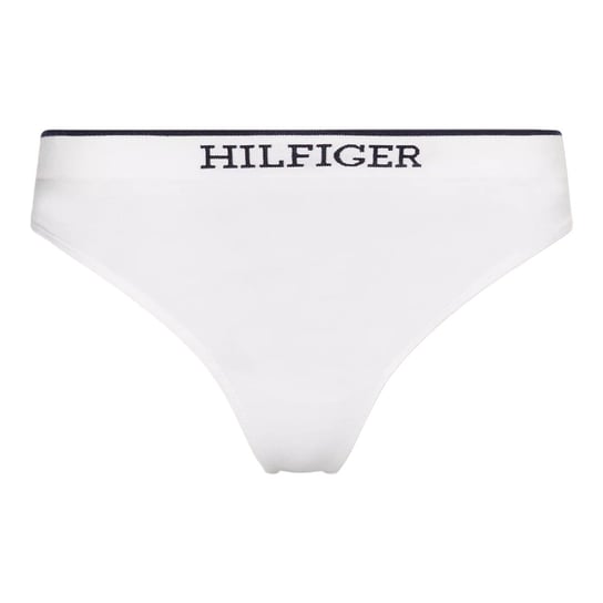 TOMMY HILFIGER STRINGI DAMSKIE MAJTKI 1P THONG BIAŁE r.S Tommy Hilfiger