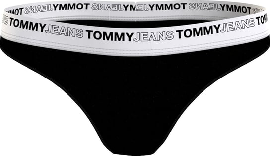 Tommy Hilfiger Stringi Damskie Majtki Thong Czarne Uw0Uw03865 Bds  S Tommy Hilfiger