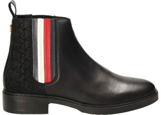 Tommy Hilfiger Sztyblety FW0FW04327 37 Sporty Monogram Flat Bootie Tommy Hilfiger