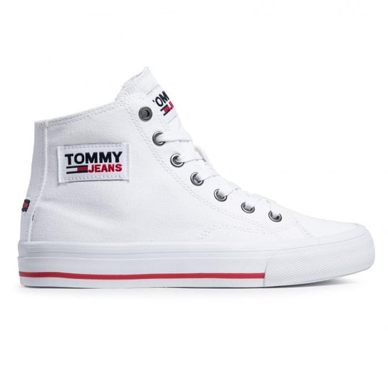 Tommy Jeans Buty Białe Midcut Vulc En0En01370-Ybr 38 Tommy Jeans