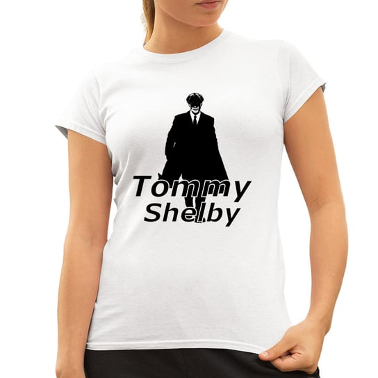 Tommy shelby - damska koszulka dla fanów serialu Peaky Blinders Koszulkowy
