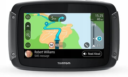 TomTom Motocyklowy Navi Rider 500 czarny, 16 GB aktualizacje przez Wi-Fi TomTom