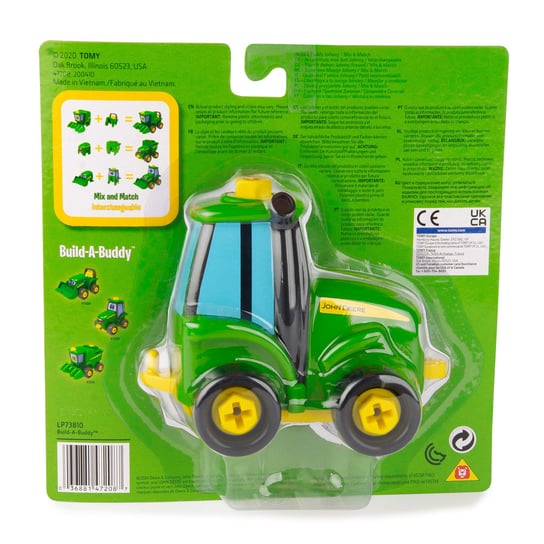 Tomy John Deere, pojazd Zbuduj mini traktorek, 47208 John Deere