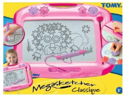 Tomy, Megasketcher, znikopis różowy, zabawka edukacyjna Tomy