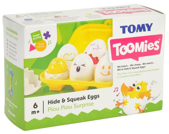 Tomy, zabawka edukacyjna Wesołe jajeczka, sorter Tomy