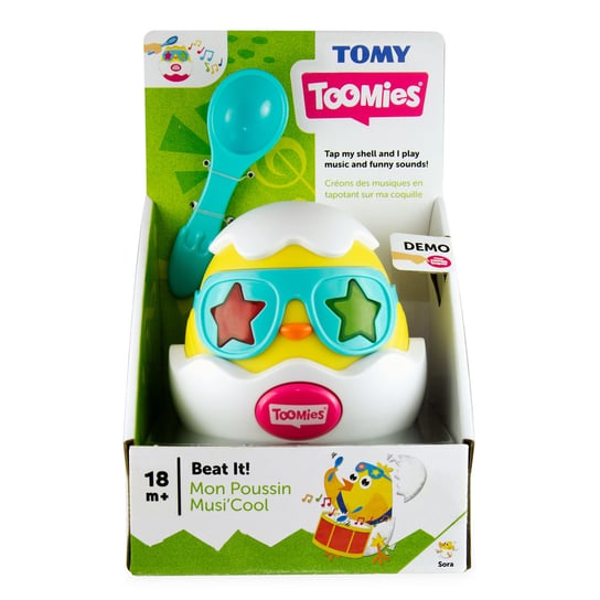 Tomy, zabawka interaktywna Beat it - grające jajko, E72816 Tomy