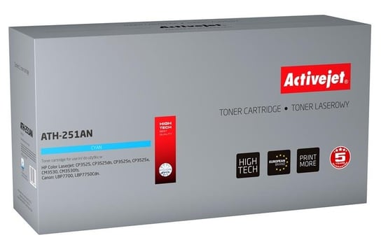 Toner ACTIVEJET ATH-251AN Premium, błękitny, 7000 str., CE251A Activejet