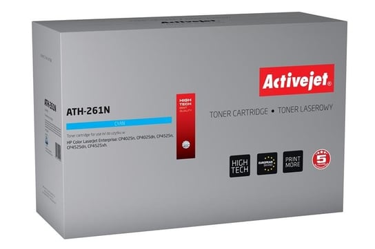 Toner ACTIVEJET ATH-261N Premium, błękitny, 11000 str., CE261A Activejet