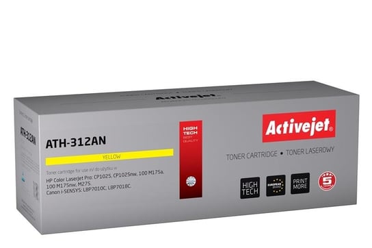 Toner ACTIVEJET ATH-312AN Premium, żółty, 1000 str., CE312A Activejet