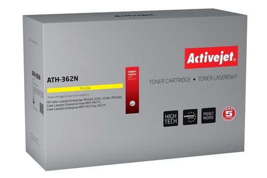 Toner ACTIVEJET ATH-362N Supreme, żółty, 5000 str., 508A CF362A Activejet
