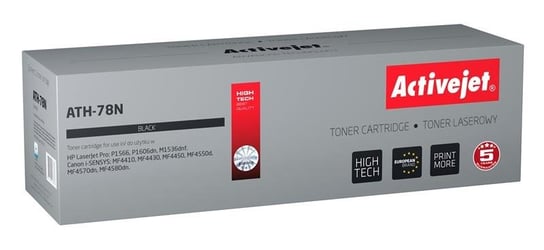Toner ACTIVEJET ATH-78N, czarny, 2500 str., 	HP CE278A (78A), Canon CRG-728 Activejet