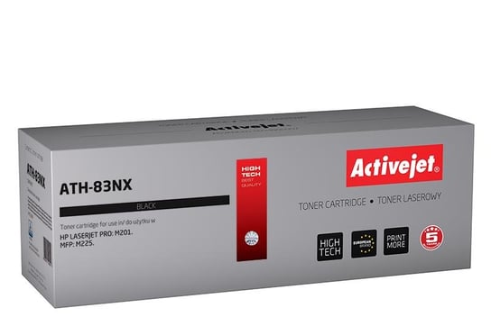 Toner ACTIVEJET ATH-83NX (HP 83X/CF283X), czarny, 2200 str. Activejet