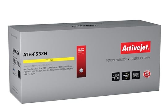Toner ACTIVEJET ATH-F532N, 900 stron, żółty Activejet