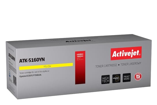 Toner ACTIVEJET ATK-5160YN (Kyocera TK-5160Y), żółty, 12000 str. Activejet