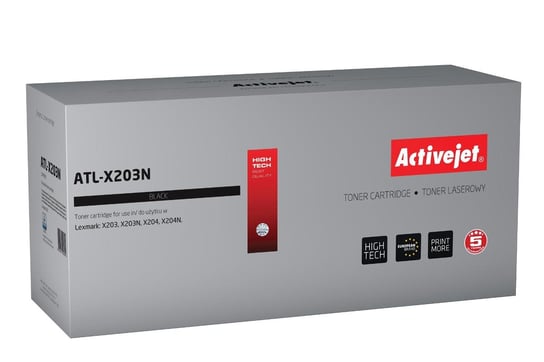 Toner ACTIVEJET ATL-X203N (Lexmark X203A21G), czarny, 2500 str. Activejet