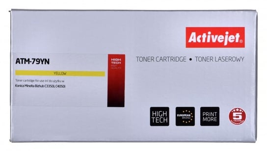 Toner Activejet ATM-79YN (zamiennik Konica Minolta TNP79Y; Supreme; 9000 stron; żółty) Activejet