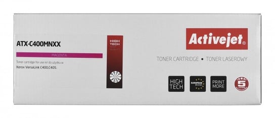 Toner Activejet ATX-C400MNXX (zamiennik Xerox 106R03535; Supreme; 8000 stron; purpurowy) Activejet