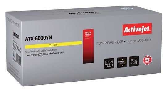 Toner ACTIVEJET Supreme ATX-6000YN, żółty, 1000 str., 106R01633 Activejet