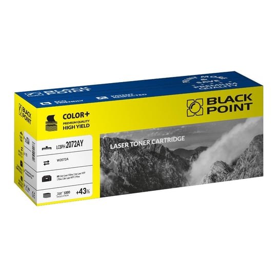 Toner Black Point Color (HP W2072A) [LCBPH2072AY] Black Point
