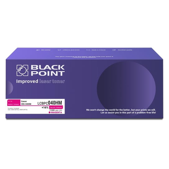 Toner Black Point LCBPC040HM zamiennik Canon CRG-040HM magenta Black Point