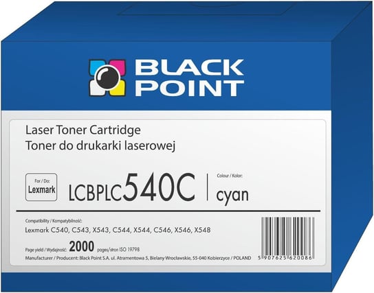 Toner BP (Lex C540H1CG) [LCBPLC540C] Black Point
