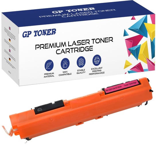 Toner do HP LaserJet Pro CP1023 CP1025 M275 MFP M176n CE310A-313A 126A Magenta GP TONER