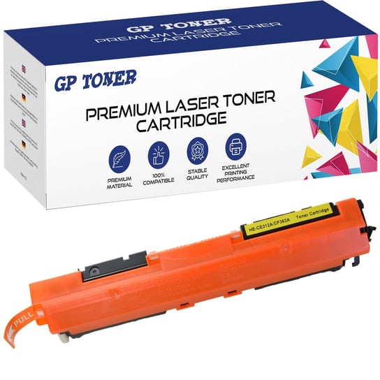 Toner do HP LaserJet Pro CP1023 CP1025 M275 MFP M176n CE310A-313A 126A Żółty GP TONER