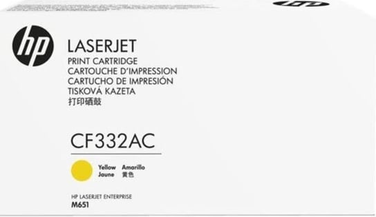 Toner HP CF332AC (HP 654AC/HP654AC), żółty, 15000 str. HP