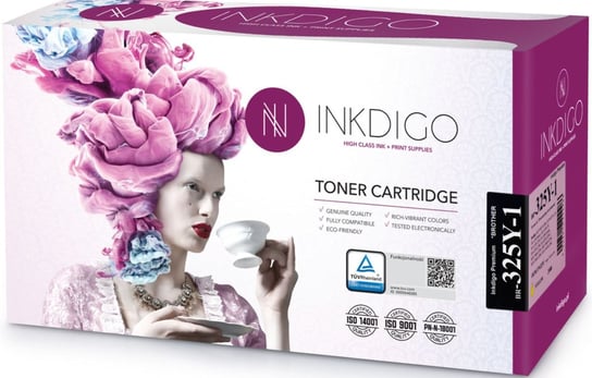 Toner INKDIGO Brother TN 325Y (BR-325Y-1), żółty, 3500 str. Inkdigo