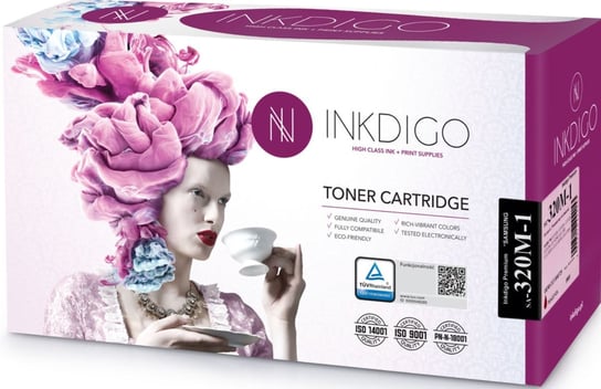 Toner INKDIGO Samsung CLP 320M (SA-320M-1), magenta, 1000 str. Inkdigo