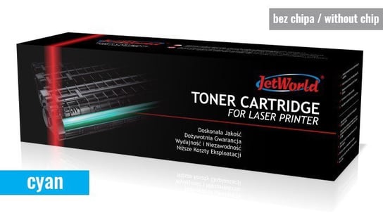 Toner JetWorld zamiennik HP 216A W2411A LaserJet Color M155, M182, M183 0.85K Cyan (toner bez chipa - należy przełożyć z kasety JetWorld